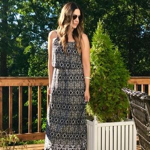 🖤MAXI DRESS🖤 black white long